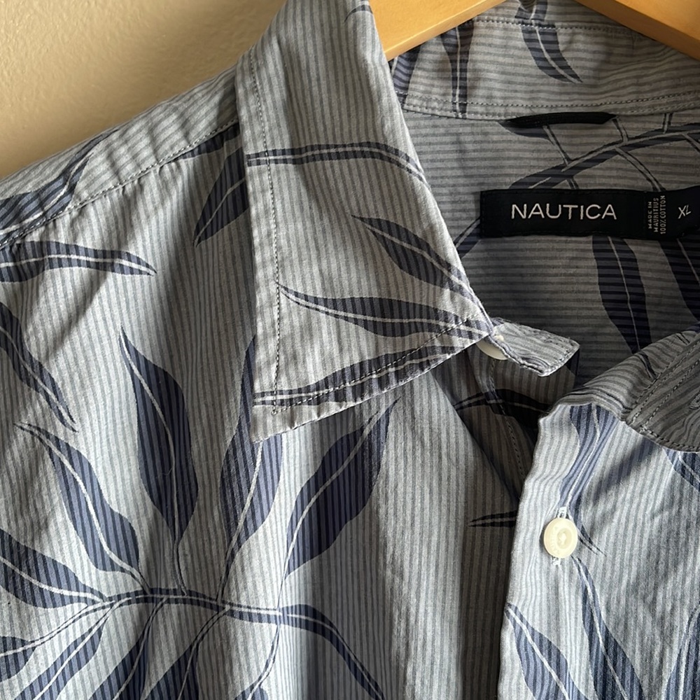 Nautica tropical short-sleeve button-down shirt